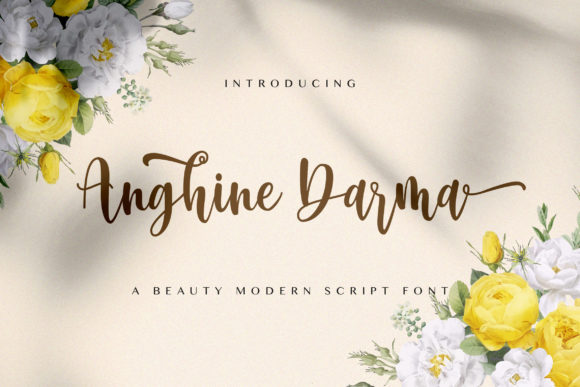 Anghine Darma: A Font That Feels Like a Handwritten Secret