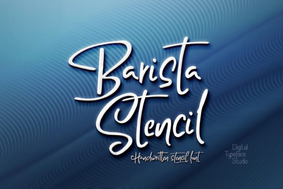 Barista Stencil: The Handwritten Font with an Artisan Edge