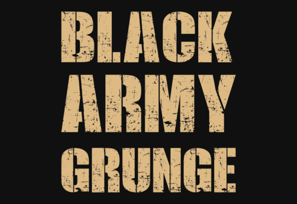 Black Army Grunge: Commanding Attention with Grit