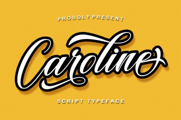 Caroline: The Retro Display Font That Demands Attention