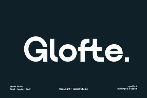 Glofte: A Bold Display Font for Authentic Branding