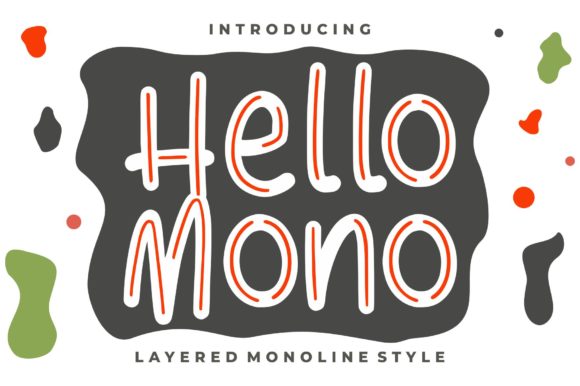 Hello Mono: A Playful Display Font for Modern Branding