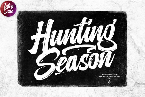 Hunting Season: The Bold Handwritten Font for Creative Projects