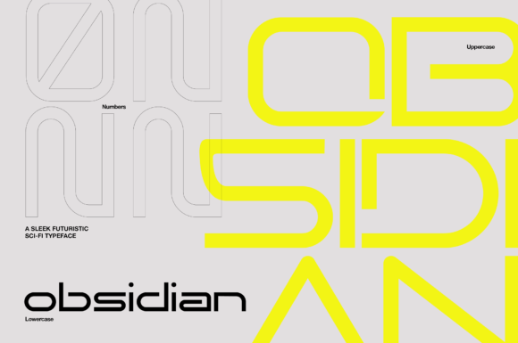 Obsidian: The Futuristic Sans Serif for Bold Projects