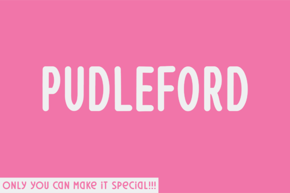 Pudleford Rounded: A Handwritten Font with Authentic Charm