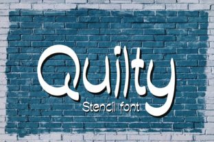 Quilty: The Stencil Font That Brings Handmade Warmth to Modern Design