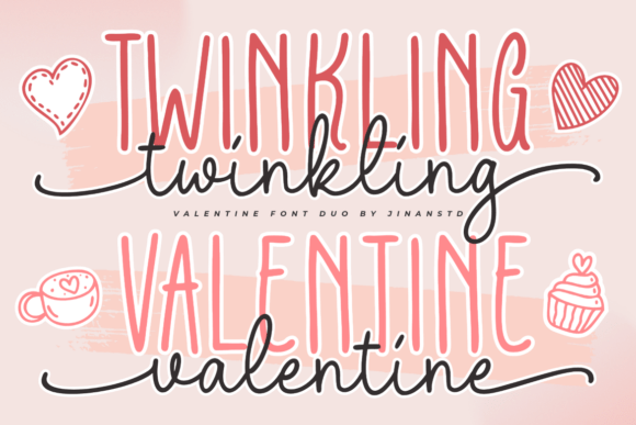 Twinkling Valentine Duo: Beyond a Simple Typeface