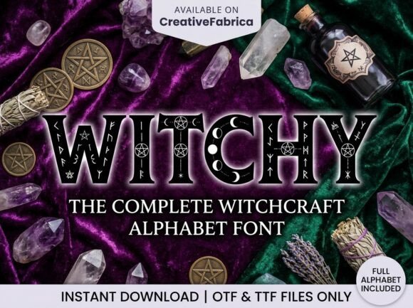 Witchy: The Slab-Serif Typeface Forged in Moonlight
